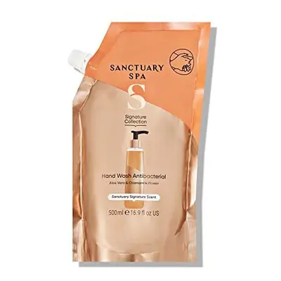 Sanctuary Spa Antibacterial Handwash Refill Pouch, No Mineral Oil, Cruelty Free & Vegan Hand Soa