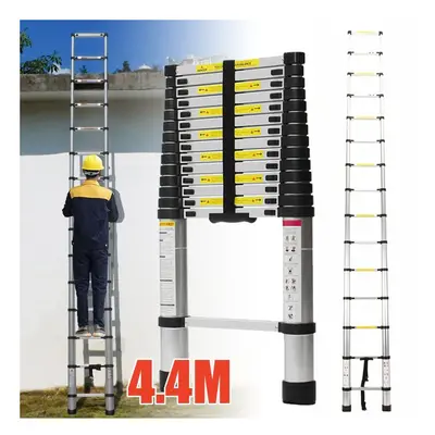 4.4M Portable Heavy Duty Aluminium Telescopic Ladder Extendable