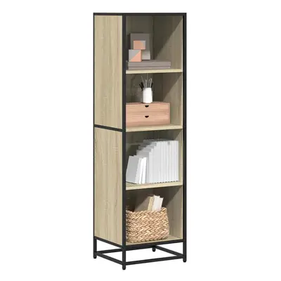 vidaXL Book Cabinet Sonoma Oak 40x35x139 cm Engineered Wood bookcase