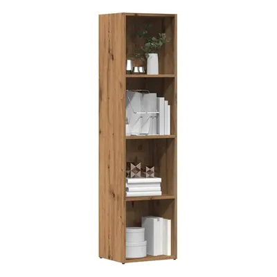 vidaXL Book Cabinet Artisan Oak 36x30x143 cm Engineered Wood bookcase