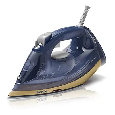 SuperSteam Steam Iron | 2600W | Ceramic Soleplate | 190g Steam Shot | 300ml Water Tank | Navy an