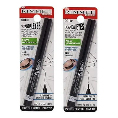 Pack of Rimmel London Scandal Eyes Precision Micro Eyeliner Black