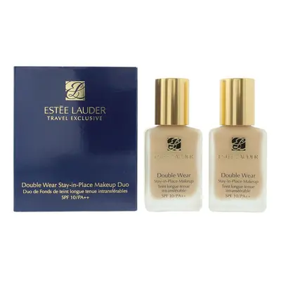 Estee Lauder Double Wear Stay-In-Place Makeup 1W2 Sand Duo Foundation x 30ml For Women