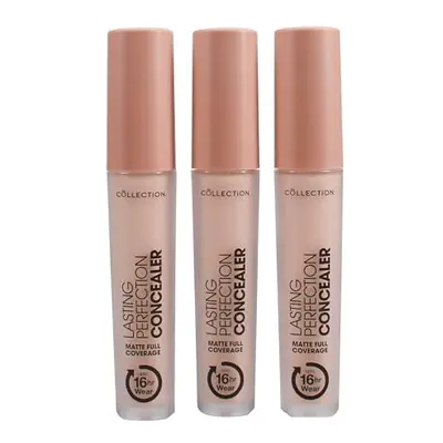 Cosmetics Lasting Perfection Concealer, 16-Hour Wear, Long Lasting Concealer, Fair, (Pack of 3),