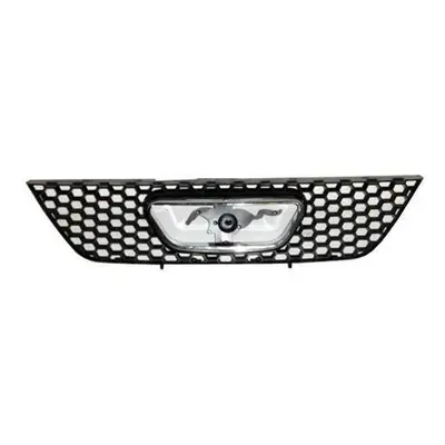 Sherman Parts SHE474-99 Grille for Mustang Base & GT, Black & Chrome