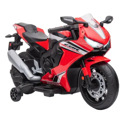 HOMCOM Honda Licensed 6V Kids Electric Motorbike Ride On Car for Years Red