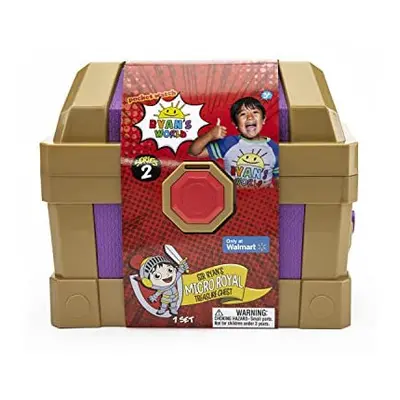 Ryans World Sir Ryans Micro Royal Treasure Chest Including Mini Figures Vehicles Putty For Kids 