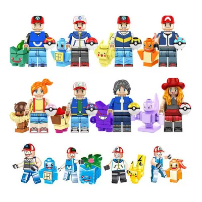 24pcs Pokemon Mini Figures Building Blocks Toy