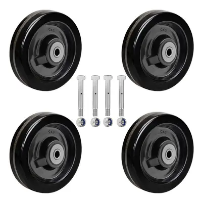 SY America 6x2 Width Pack Phenolic Wheel wRolling Bearing Steel Bushing Axle Diameter Casters To