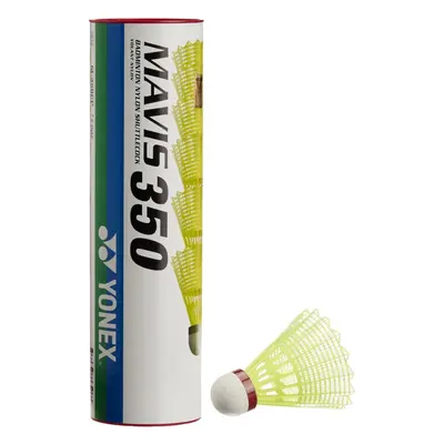 YONEX Mavis Yellow Fast Shuttlecock (12 Dozen) (2 Tubes (12 shuttles))