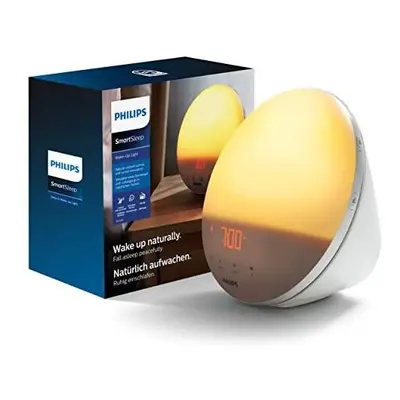 Philips Wake Up Light - Light Alarm Clock with SmartSleep Technology, Natural Alarm Sounds, Colo