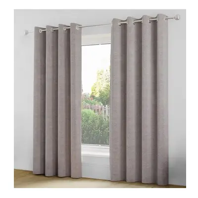 (Silver, x CMS) Boucle SALE Readymade Curtain - On Trend, Thermal, Warm, Noise Reducing