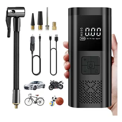 150PSI 6000mAh Digital Car Bike Inflator Pump Air Compressor Tire USB