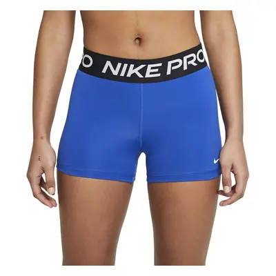 Nike Women's Pro 3in Shorts Game Royal/Black/White Medium