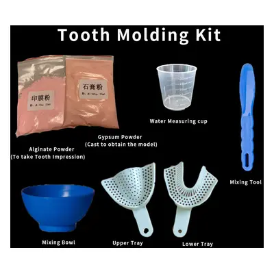 Tooth Molding Kit Teeth Impression Set DIY Oral Full Mouth Model Taking