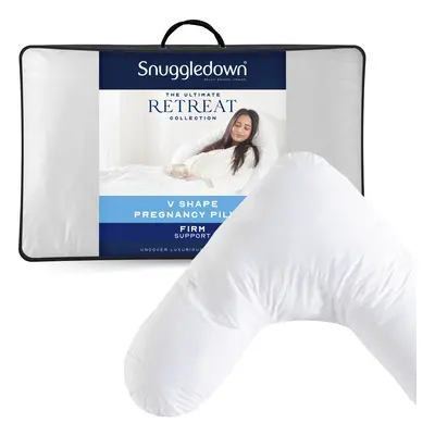 (Firm, Pack) Snuggledown V Shape Pillow UK Made