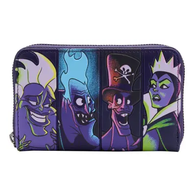 Disney Villains In the Dark Zip Purse