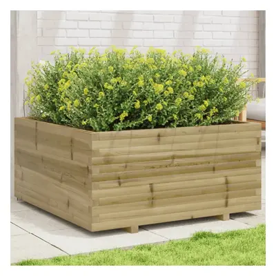 vidaXL Garden Planter Outdoor Flower Pot Planter Pot Impregnated Wood Pine