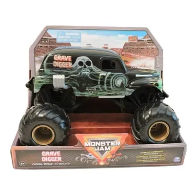 Monster Jam, Official Grandma Grave Digger New Monster Truck, Collector Die-Cast Vehicle, 1:24 S