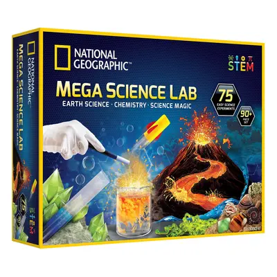 NATIONAL GEOGRAPHIC Mega Science Lab - Science Kit for Kids with Ea