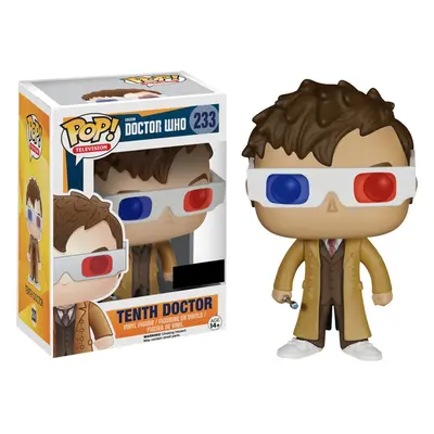 Funko Pop Television: Tenth Doctor with 3D Glasses Collectible Figure