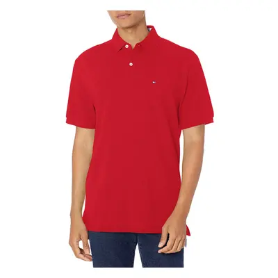 Tommy Hilfiger men's Big and Tall Ivy Polo Shirt Regal Red XX-Large