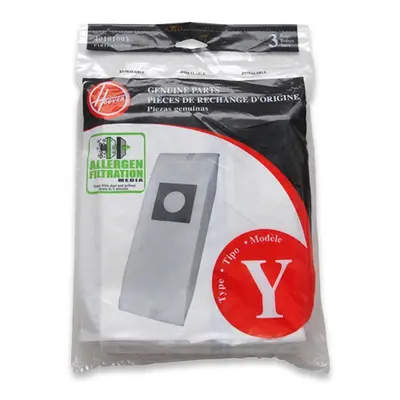 Hoover Type Y Allergen Bag (Count 3) 4010100Y - Pack of