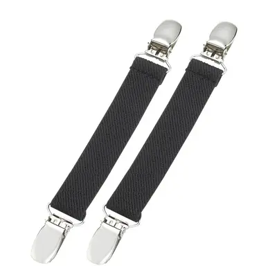 HoldEM Boot Straps Leg Pant Stirrups Elastic Adjustable/Straight 3/4" Elastic-4" Inch