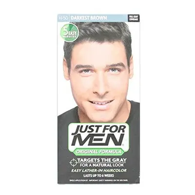 Just For Men Shampoo In H Haircolor Darkest Brown Pack