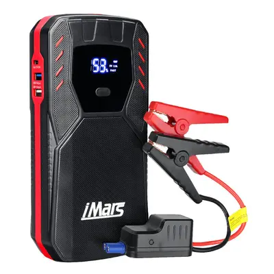 1500A 18000mAh Portable Car Jump Starter Powerbank Emergency Battery Booster Fireproof with LED 