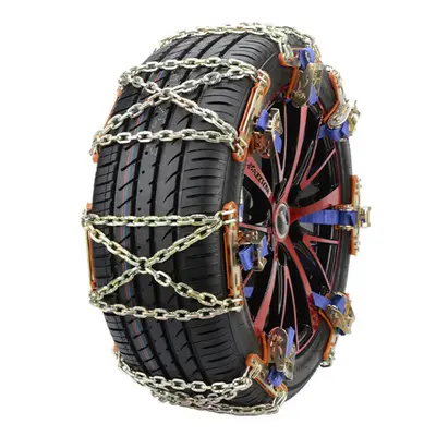 (215-285mm) Anti-skid Chain Wear-resistant Steel Vehicle Snow Chains For Ice/Snow/Mud Road Safe