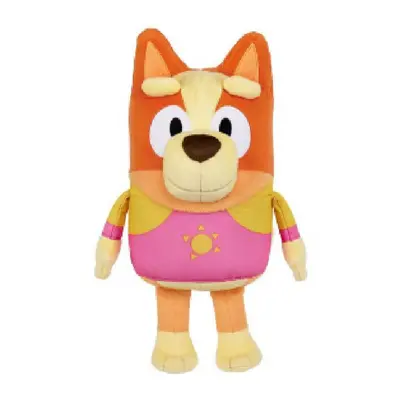 (Pink Bingo Heeler) Bluey Cartoon Talking Plush Toy Music Stuffed Animal Doll Kids Interactive G