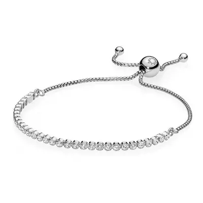 Pandora Bracelet 590524CZ Glamor Cord Bracelet Sparkling Woman