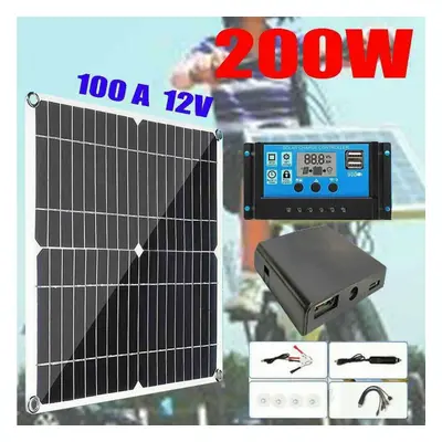 Solar Panel Kit 200W battery Charger 12V with Controller Caravan Boat