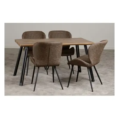 Seconique Quebec Wave Edge Dining Set