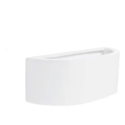 Planter Glaze Pair of White Indoor Wall Light