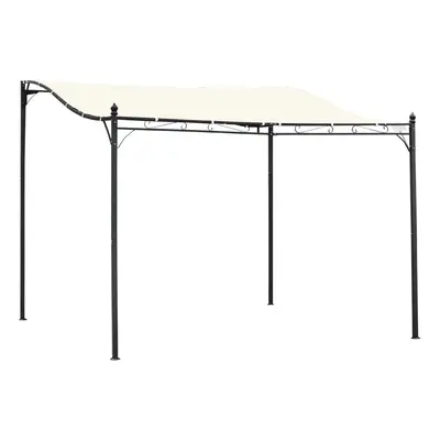 Outsunny x 3M Wall Mounted Awning Free Stand Canopy Shade Garden Porch Pergola