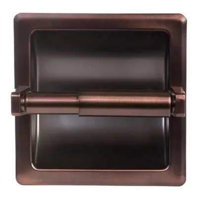 Arista Bath Products Recessed Toilet Paper Holder, Oil Rubbed Bronze