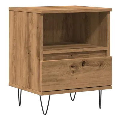 (artisan oak) vidaXL Bedside Cabinet Old Wood 40x35x50 cm Engineered Wood bedside table