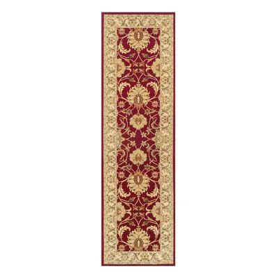 (KENDRA 45M Red, Runner : x cm) Luxury Traditional Rugs Small Extra Large Hallway Runners Round 