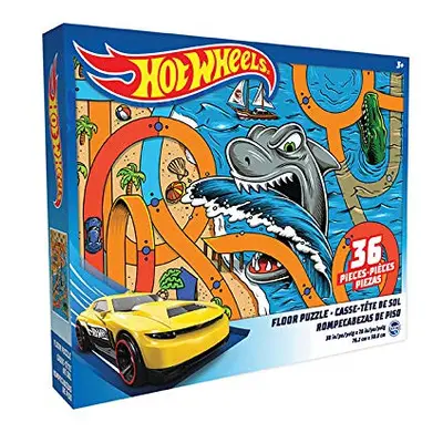 Hot Wheels - Kids Floor Puzzle. Educational Gifts for Boys and Girls. Colorful Pieces Fit Togeth