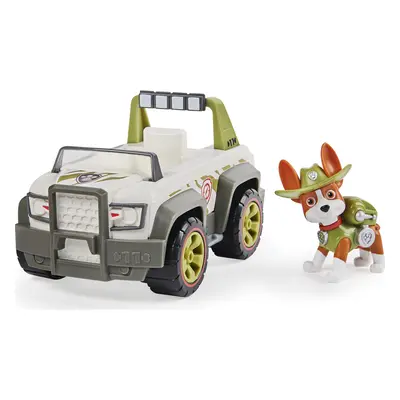 Paw Patrol, Tracker's Jungle Cruiser Vehicle with Collectible Figure, for Kids Aged and Up