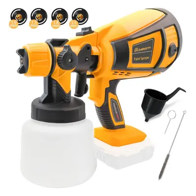 (Model B - for Dewalt - No Battery) 18V Battery Cordless Paint Sprayer, Fence Paint Sprayer with