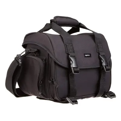 Amazon Basics Large DSLR Gadget Bag Black with Grey Interior