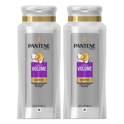 Pantene Pro V Sheer Volume Hair Shampoo Thick Full Body oz Pack of