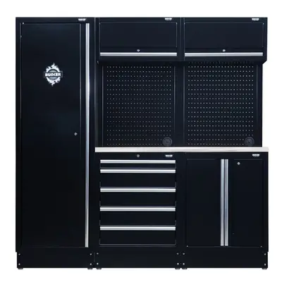 BUNKER® Modular Storage Combo with Stainless Steel Worktop (11 Piece)