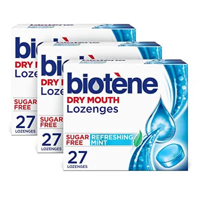 Dry Mouth Lozenges for Dry Mouth and Fresh Breath, Dry Mouth Relief and Breath Freshener, Refres