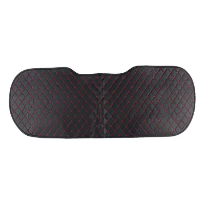 (Rear (Black-red)) Universal Car Seat Pad Mat Cushion Cover Protector PU Leather Breathable Auto