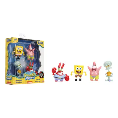 Spongebob Squarepants 2.5"" 4-Pack Die-Cast Figures Toys for Kids and