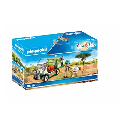 Playmobil Family Fun Zoo Vet with Medical Cart Playset The Playset Is Complete With A First Aid 